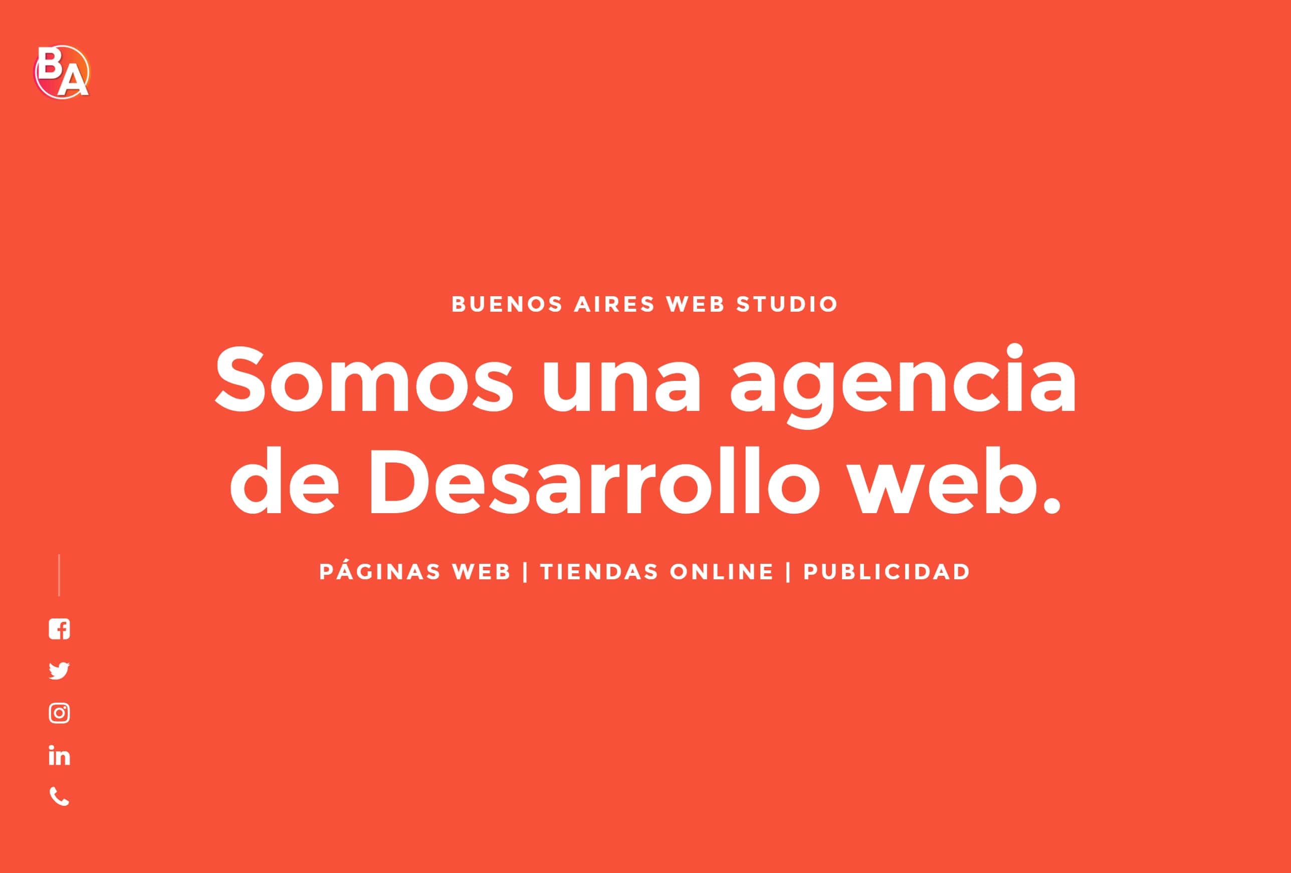 Página Básica Buenos Aires Web Studio